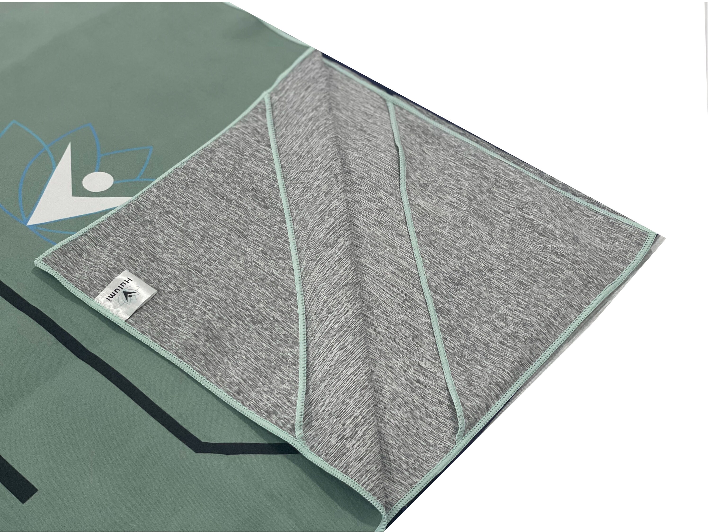 Microfiber Yoga Towels With Alignment Lines Etsy