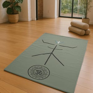 Yoga Tücher aus Mikrofaser, mit Ausrichtungslinien