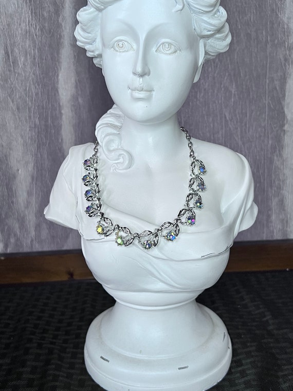 Vintage AB Crystal Necklace