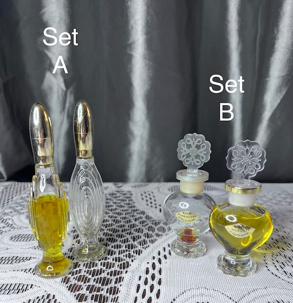 Vintage Avon Perfume Sets “minuette Topaz” and “fragrance Gold” - Etsy