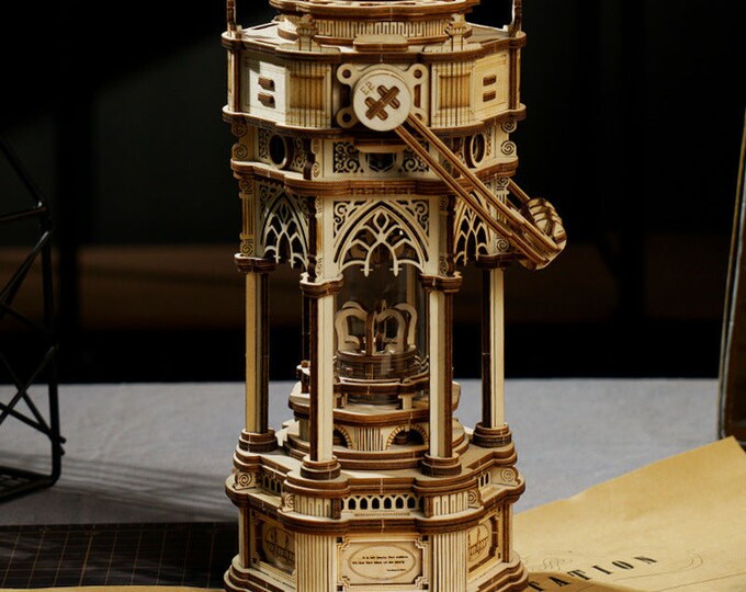 3d Music Box Lantern Model Wooden Puzzle