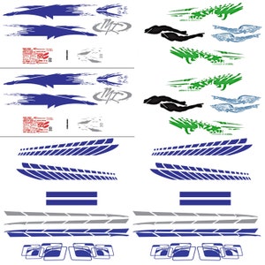 Fast and furious inspired 1:64 scale wateralide decal 4 car set Brian inspired