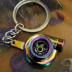 Mini turbo keychain