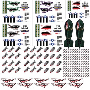Flying tiger 1:64 scale wateralide decal