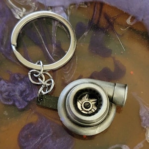 Mini turbo keychain