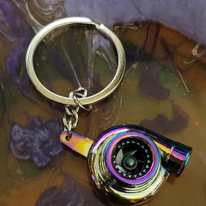 Mini turbo keychain