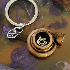 Mini turbo keychain