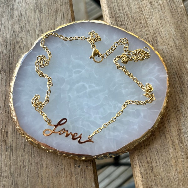 Lover gold necklace Taylor Swift