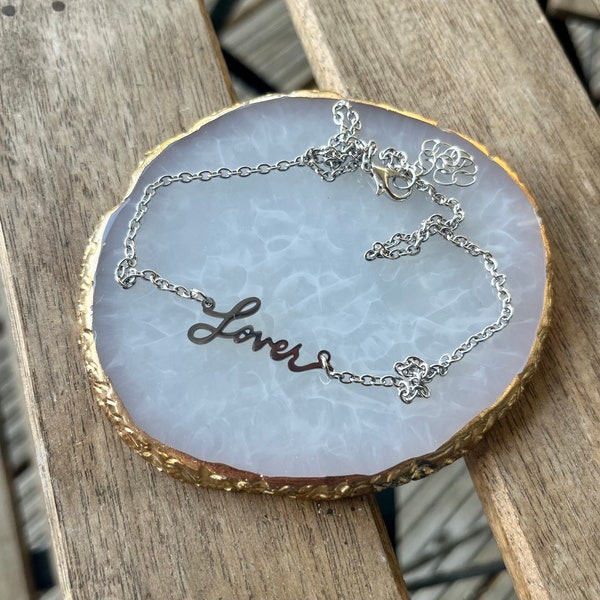 Lover silver necklace Taylor Swift