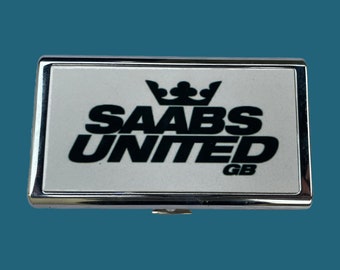 Étui à cigarettes/Porte-cartes de visite de Saabs United GB/Grand