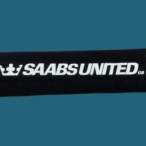 Saabs United GB Seat Belt Cover - Black, Seat Belt Cover, Saabs United, Black Seat Belt Cover, SUGB, Saabs United Gift