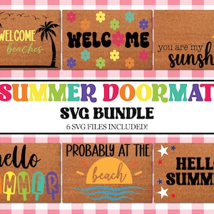 Felpudo SVG, Felpudo SVG, Felpudo de bienvenida SVG, Plantilla de felpudo, Paquete de felpudos SVG, Felpudo divertido SVG, Felpudo de verano SVG, Felpudo del 4 de julio SVG