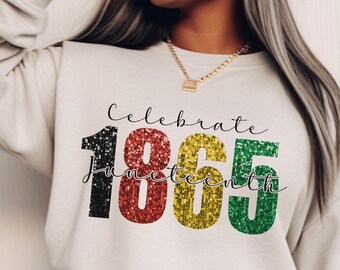Juneteenth 1865 Sparkly png, Faux Sequins Juneteenth png, História negra png, Comemore 1865 juneteenth png, Afro American png, 1865 png