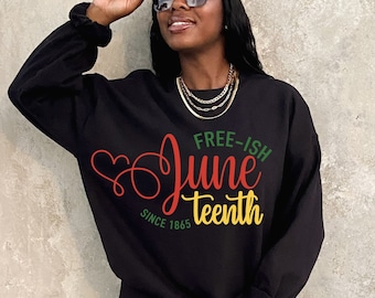 Juneteenth SVG PNG PDF, Storia dei neri Svg, Juneteenth 1865 Svg, Maglietta Juneteenth Svg, Storia dei neri Png, Free-ish Svg, 19 giugno Svg, 1865 Svg