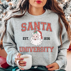Santa University Png, Retro Christmas png, Christmas Png, Santa Claus Png, Trendy Christmas Tshirt png, Christmas Sublimation, Retro png
