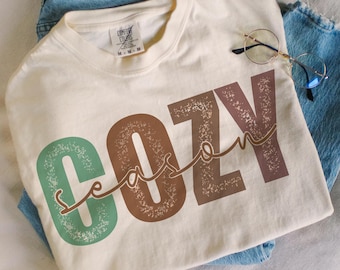 Cozy Season SVG, Cozy Sublimation Design, Thanksgiving Svg, Fall Sublimation Design, Fall Svg, Halloween png, Autumn Sublimation, Retro Svg