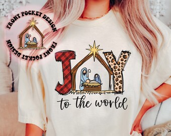 Retro Christmas Png, Christmas Png, Joy to the World Png, Christmas Sublimation designs downloads, Christmas Eve Png Designs, Jesus Born Png