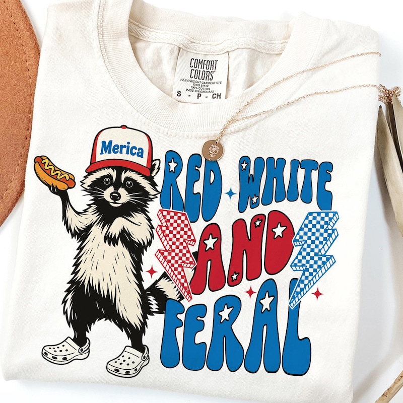 4th of July Feral Shirts Etsy 4th of July Feral Shirts Etsy