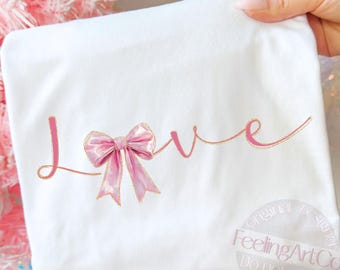Love Coquette png, Love sublimation, Valentine's Day Digital Designs Download, Coquette bow png, Trending Vday designs, Aesthetic Valentines
