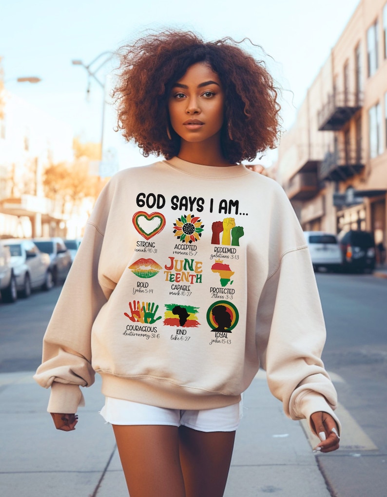 Christian Juneteenth Png, Juneteenth Png, God Says I Am Png, Juneteenth ...
