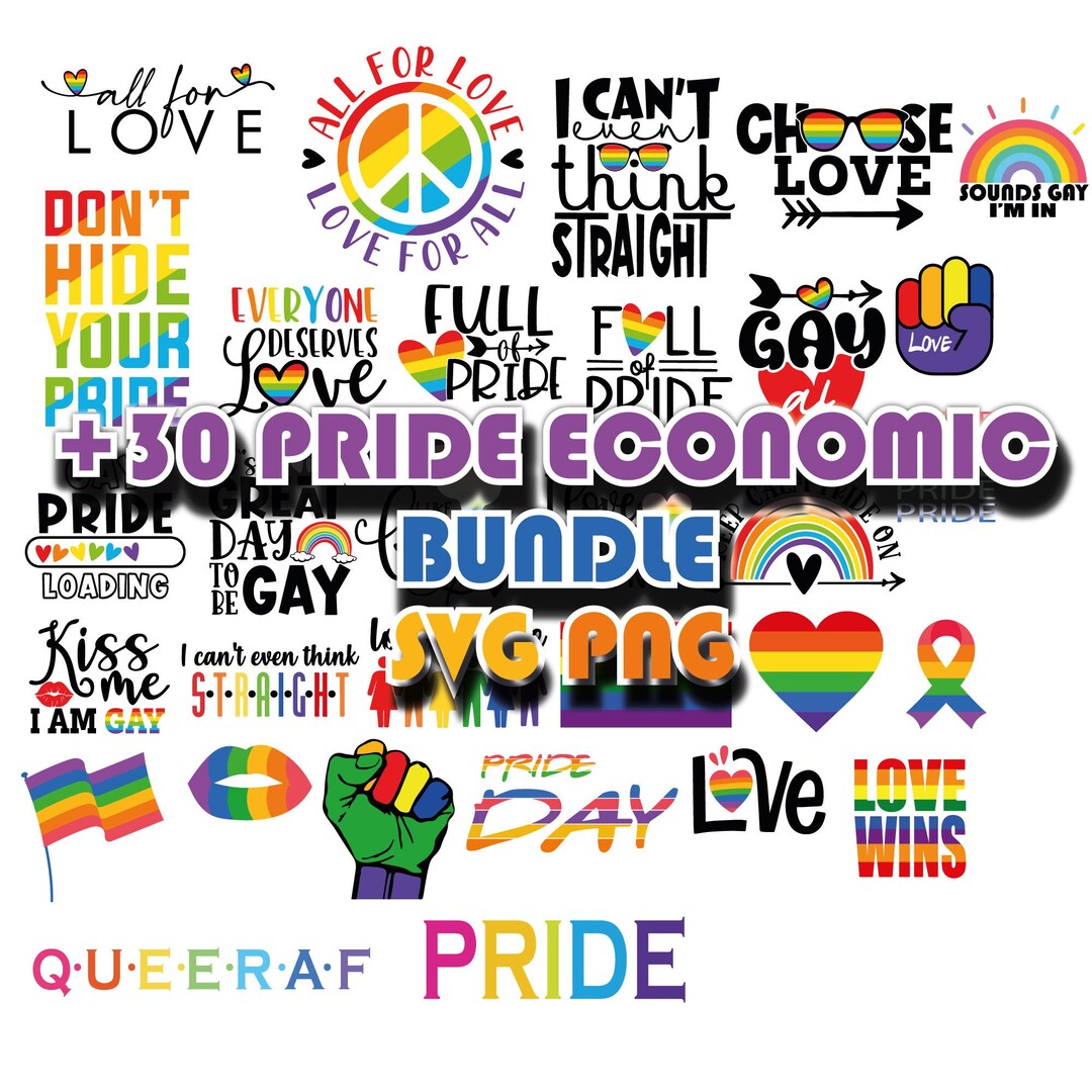 45 LGBT Quotes SVG Bundle Gay Pride SVG Files Lesbian Svg - Etsy Canada
