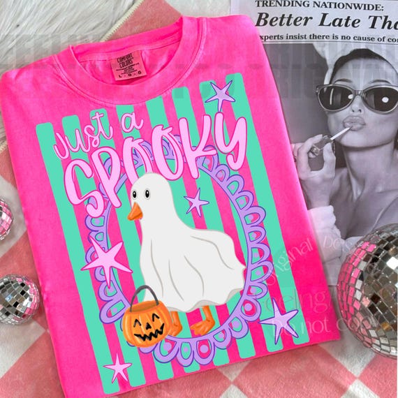 Ghost Goose PNG, Preppy Halloween Graphic, Boutique Sublimation Design, Funny Halloween Shirt Desin