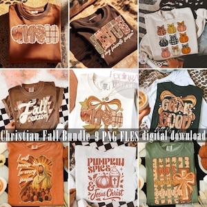 Christian Fall Thanksgiving PNG bundle , Autumn Pumpkin Floral, Retro Fall Bible Png, Fall Cross Bow, Fall Christian Png, Thanksgiving png