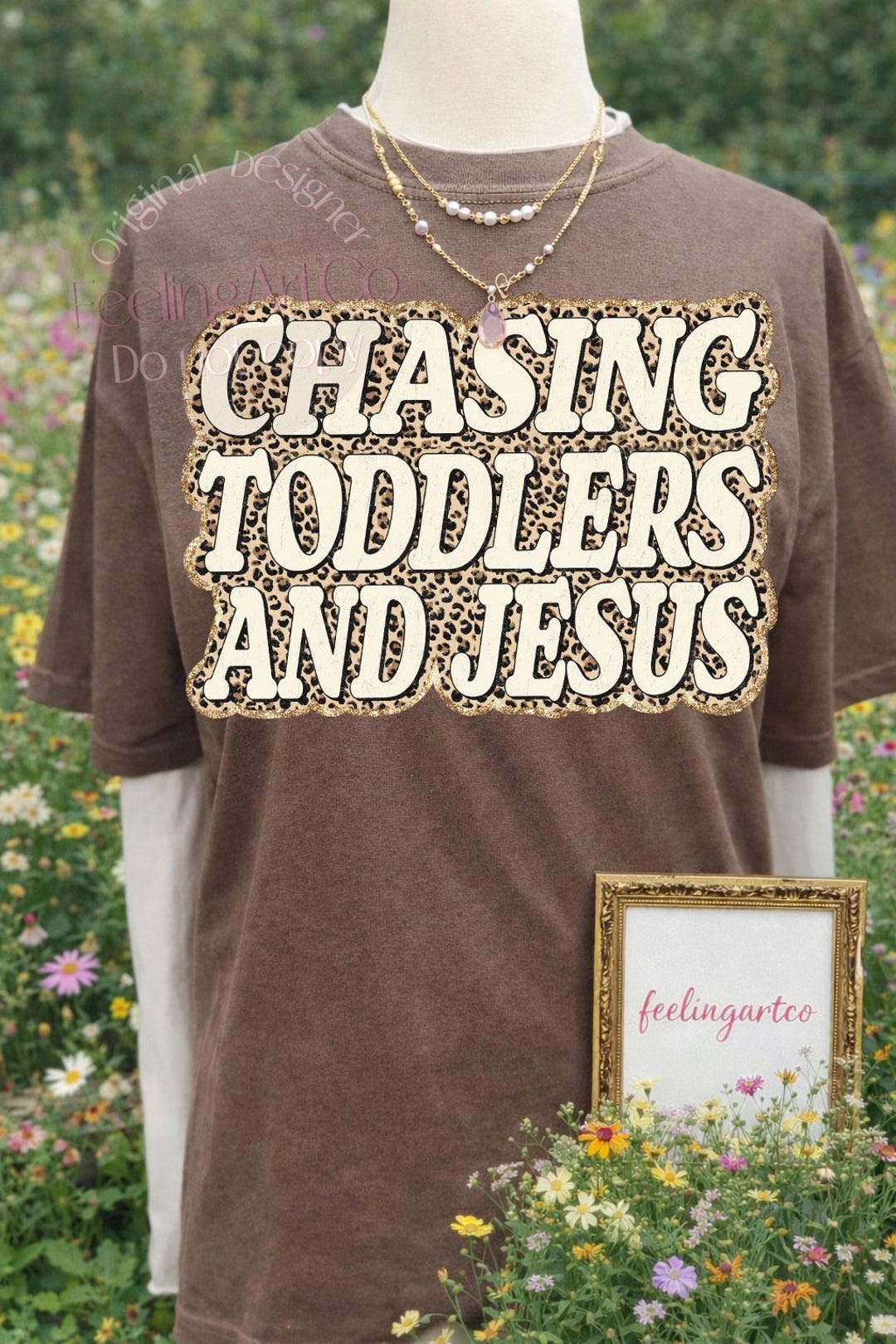 Chasing Toddlers and Jesus PNG Leopard Faith Phrase Spring Design ...
