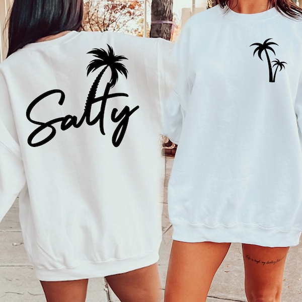 Salty SVG, Trendy Summer SVG, Salty Summer svg, Beach svg, Palm summer svg, Summer Vibes png, Trendy Tshirt Design png
