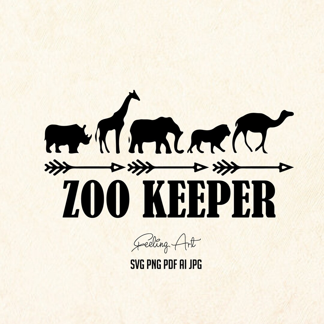 Zoo Keeper Svg Funny Zoo Keeper Shirt Zoo Keeper (Instant Download) Etsy