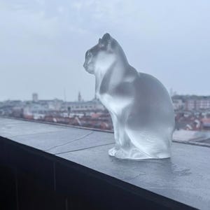 Lalique Cat - Etsy UK