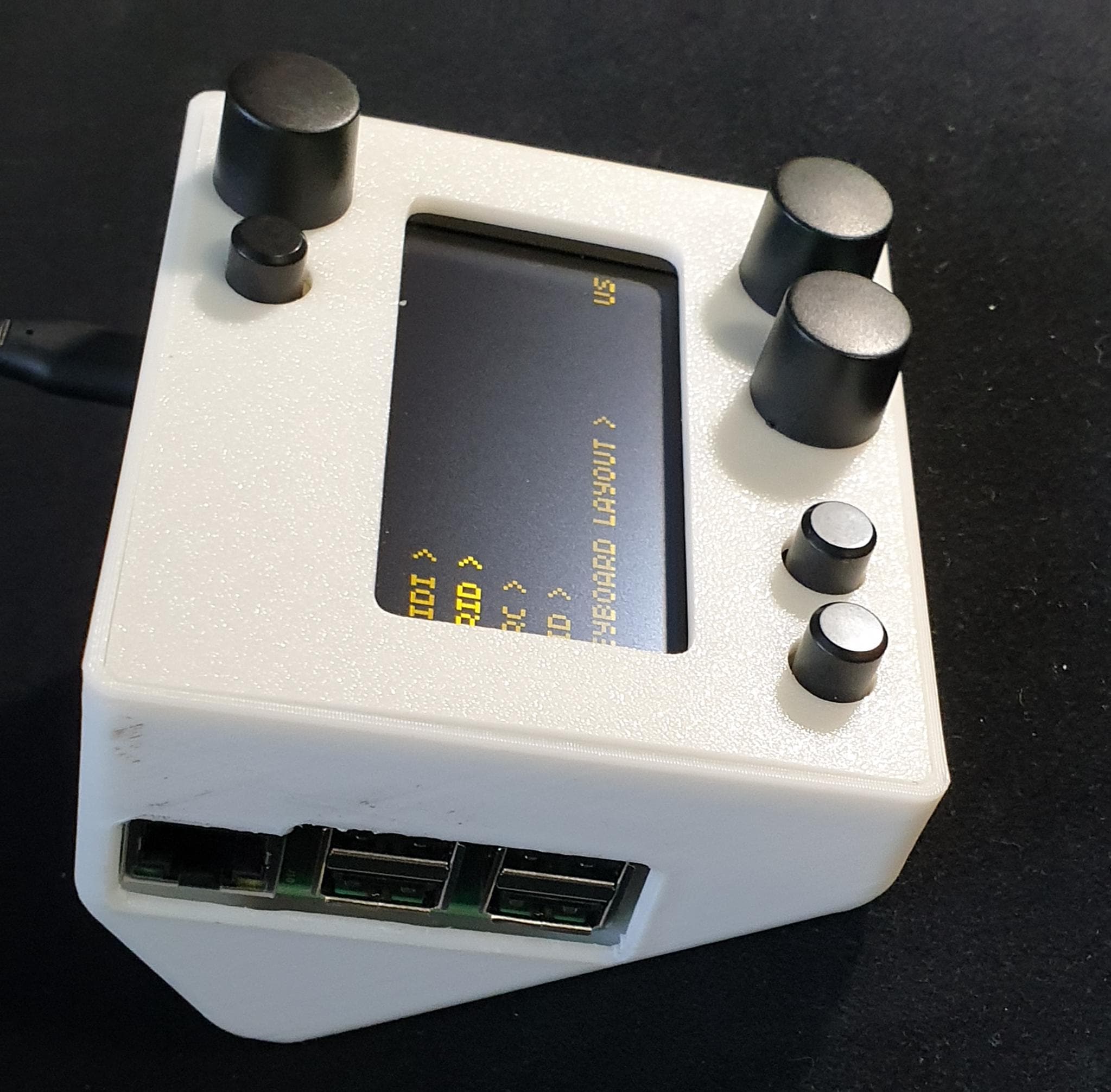 Complete Monome NORNS Shield Classic - White 3D Printed Case