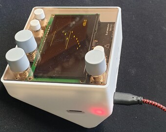 Monome NORNS Shield Classic completo: carcasa blanca impresa en 3D
