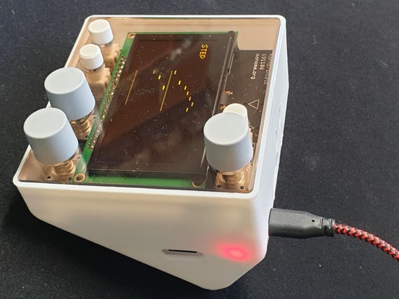 Monome Norns Shield クリア Monome NORNS Shield Classic completo: carcasa blanca impresa en 3D