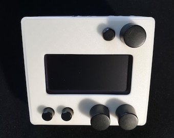 Vitt 3D-utskrivet fodral för Monome NORNS Shield - ENDAST FODRAGEN