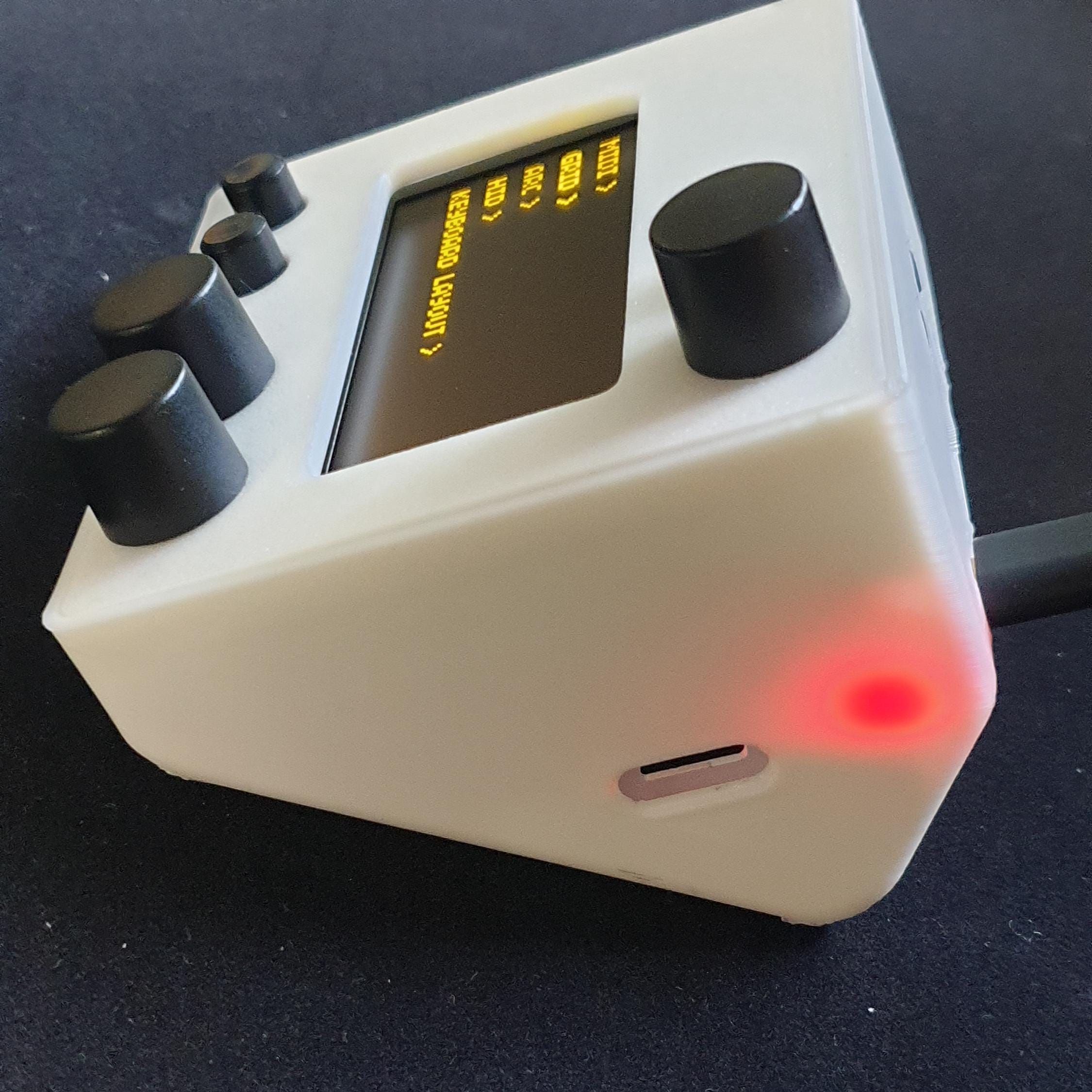 Complete Monome NORNS Shield Classic - White 3D Printed Case