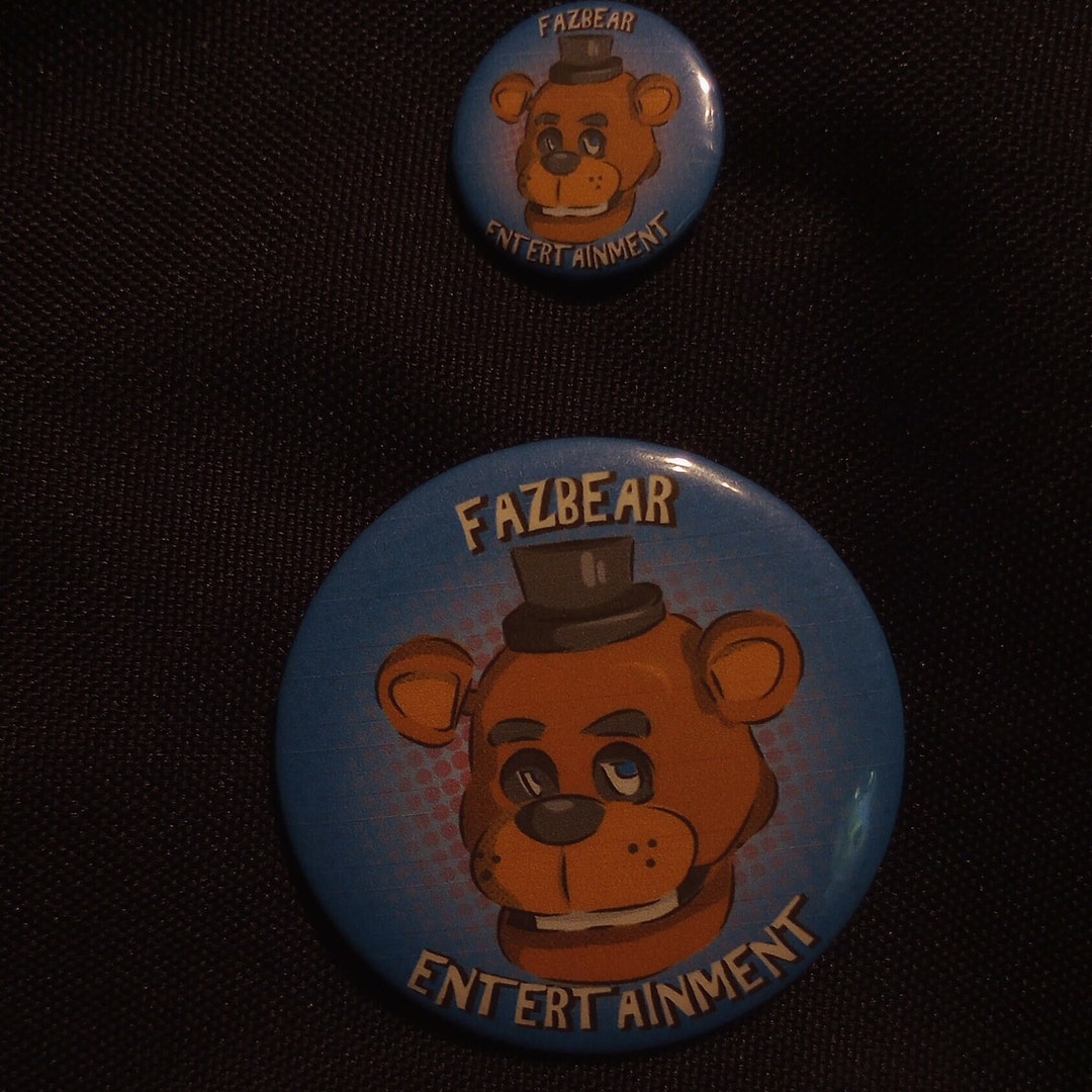 FNAF Freddy Fazbear Pin - Etsy
