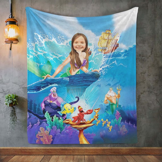 Personalized Disney Princess Blanket Baby Girl Blanket Etsy