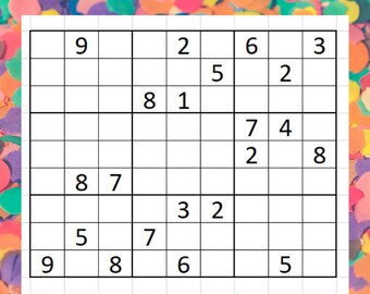difficult sudoku etsy