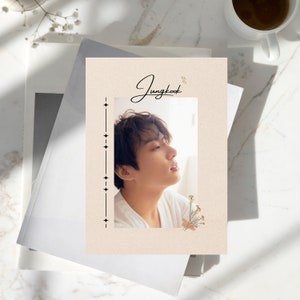 Digital Download, Minimalistic, BTS Poster, Jungkook Poster, Printable, A5 size, Instant Download, Jungkook BTS Poster, PDF