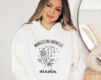 Manifesting Miracles Mama,Law of Attraction,Selfcare,Manifesting Miracles,Trending Shirt,Manifest Shirt,Yoga Hoodie,Meditation Sweater