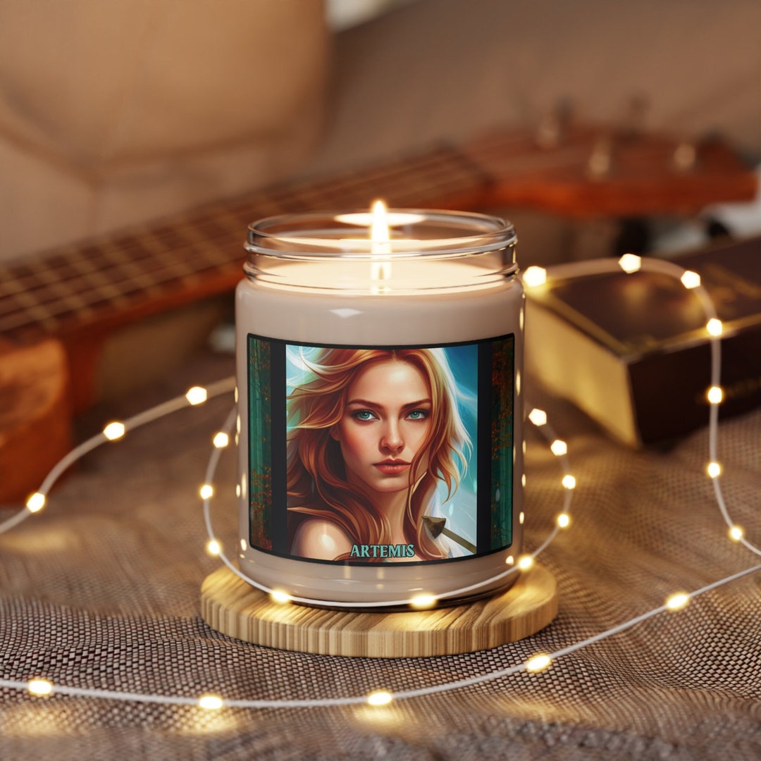 Goddess Artemis Candle Greek Goddess Gifts Transformation Etsy