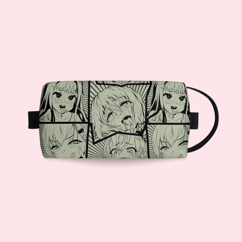 Anime Toiletry Bag Cute Anime Girl Zipper Bag Hentai Accessory Bag Cute