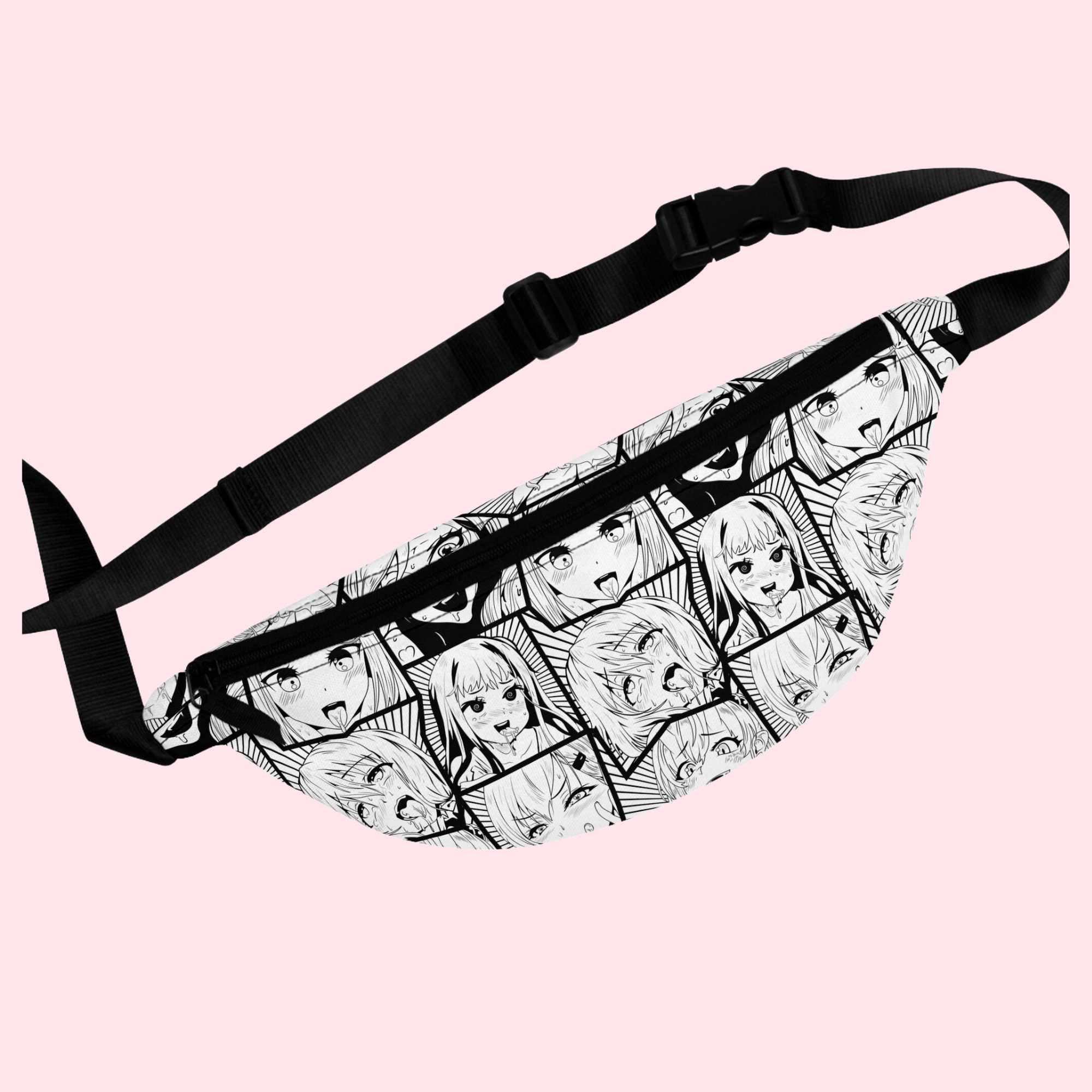 Anime Fanny Pack Cute Anime Girl Bum Bag Hentai Cute Anime Girl Hip Bag Festival Bag Nerdy