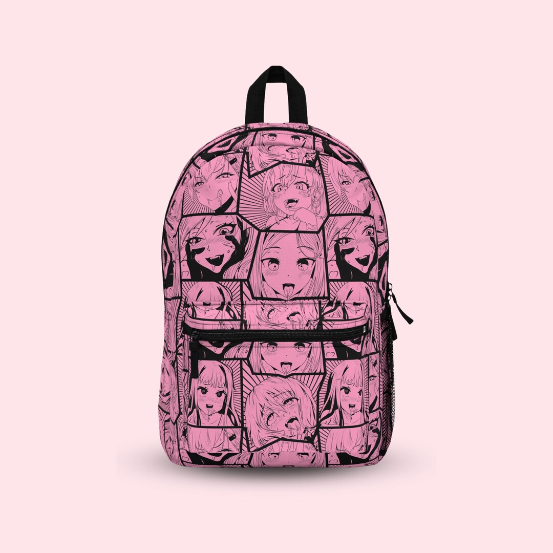 Anime Book Bag Cute Anime Girl Backpack Hentai Backpack Etsy