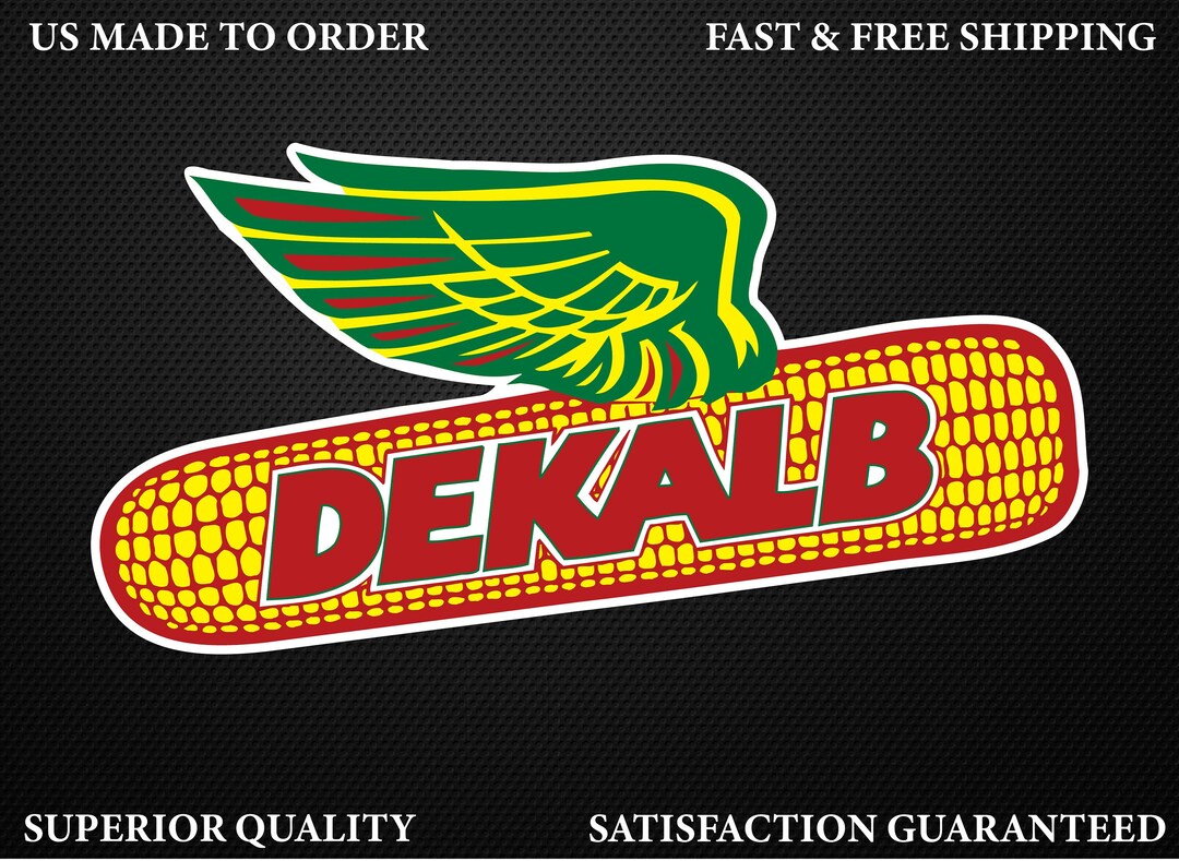DEKALB LOGO Vinyl Decal Sticker Usa Made Truck Car Bumper Etsy