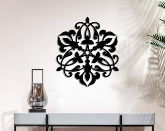 Islamic Metal Wall Art, Sufi Decor, Arabic Calligraphy, Wall Hanger