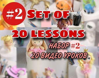 Sugar Paste Figurine Sculpting Tutorials – 20 Video Lessons