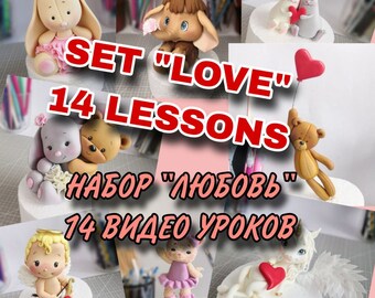 Sugar Paste Figurine Tutorials - 14 Fondant Animal Sculpting Lessons (PDF)