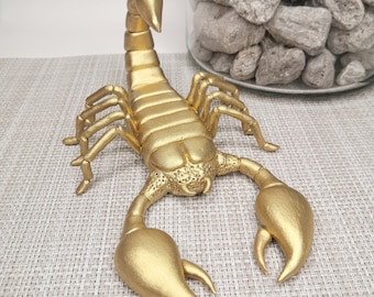 Fondant Gold Scorpion Cake Topper Video Tutorial - Step-by-Step Video